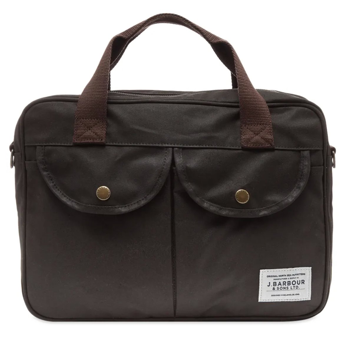 Barbour wax longthorpe laptop bag new arrivals