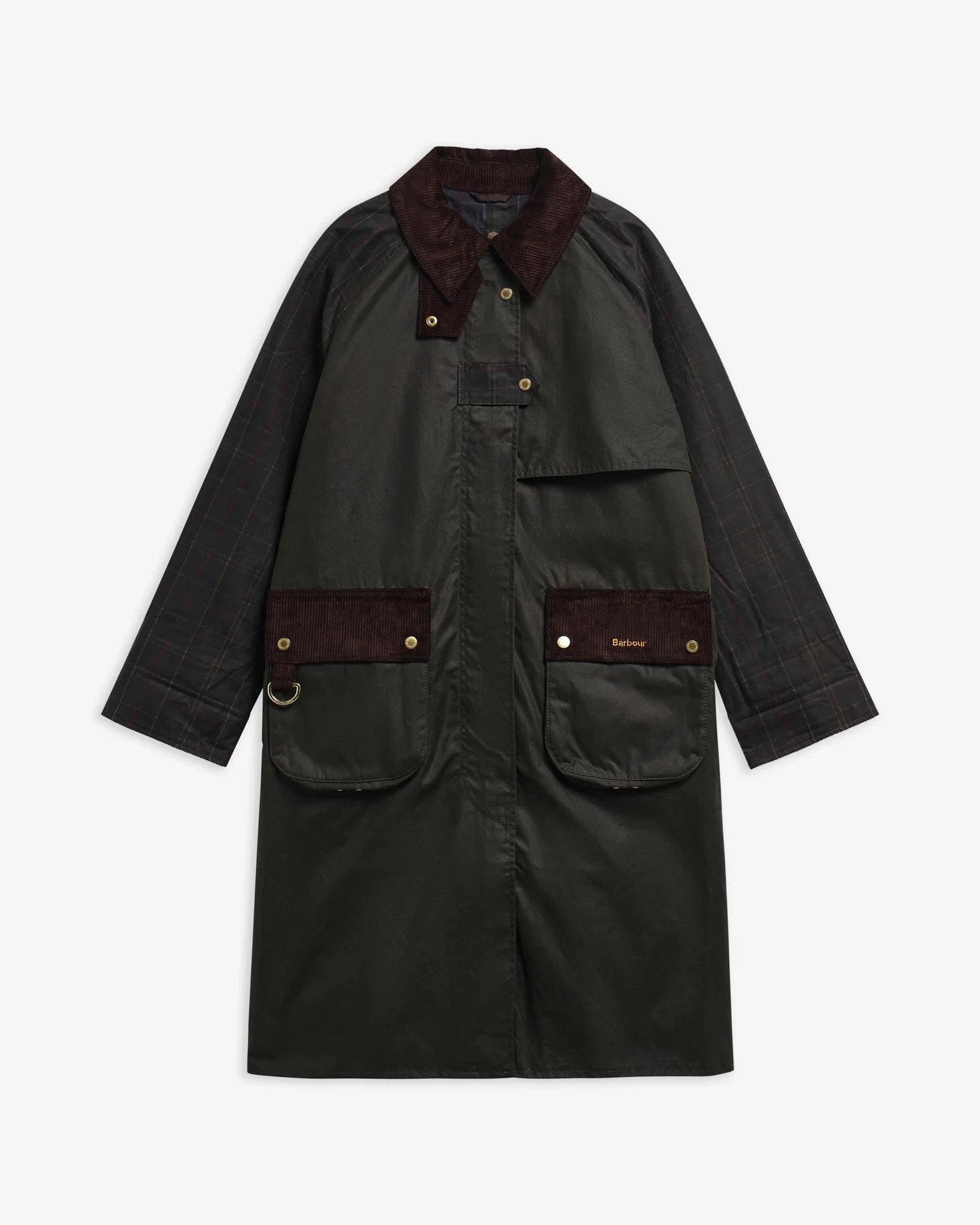 Veste Wax à carreaux Barbour Kirklees