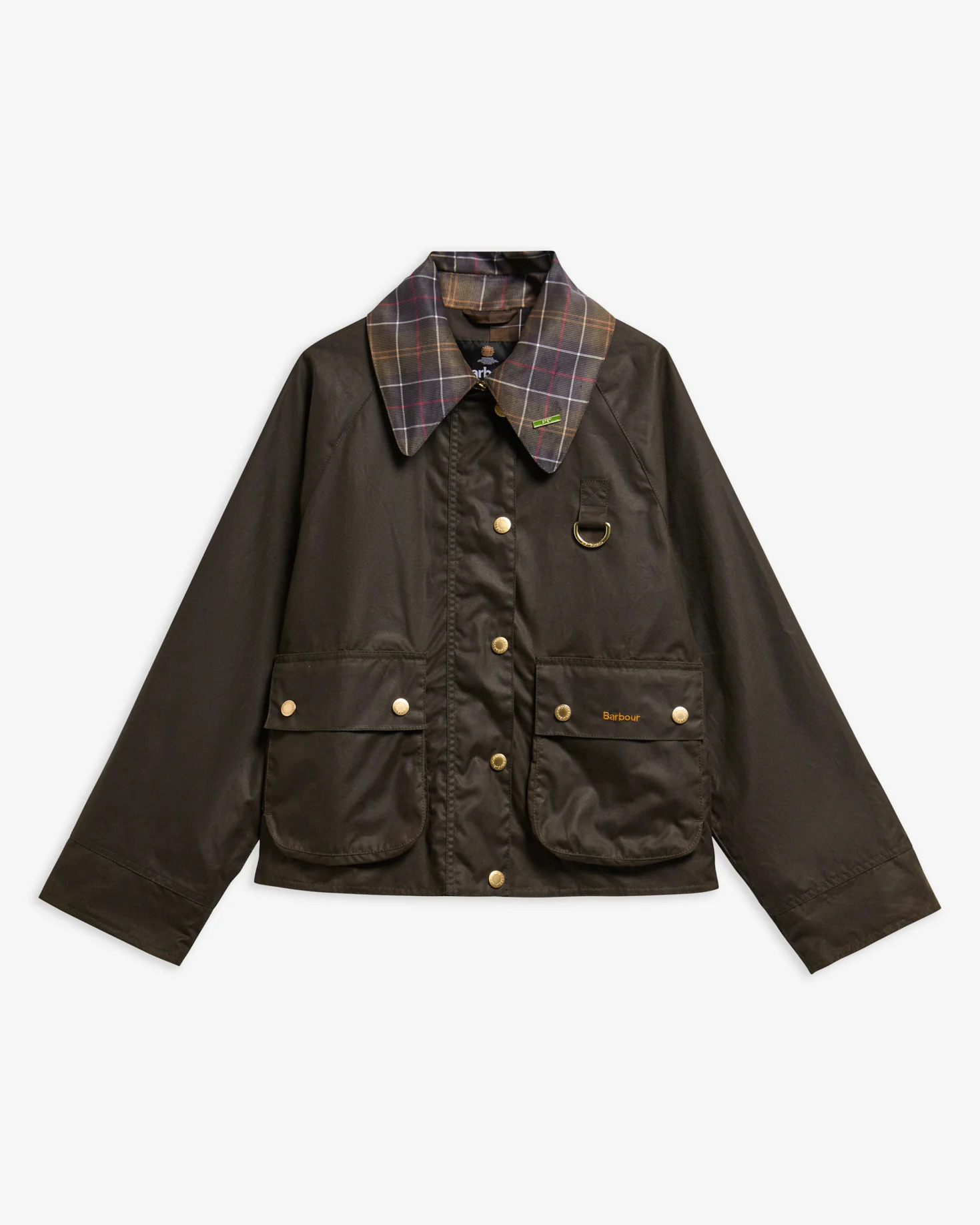 Veste Wax col Tartan Barbour Icons Spey