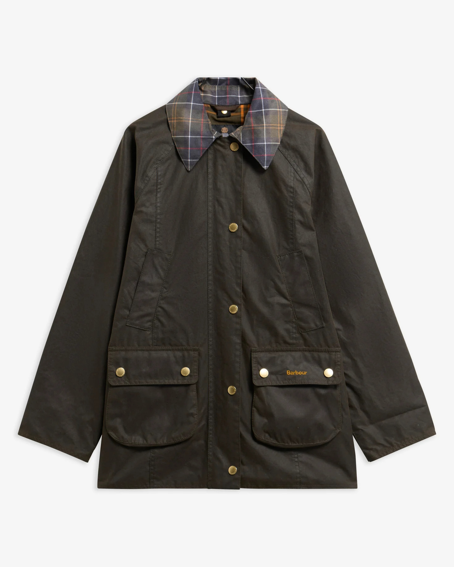 Veste Wax col Tartan Barbour Icons Modern Beadnell