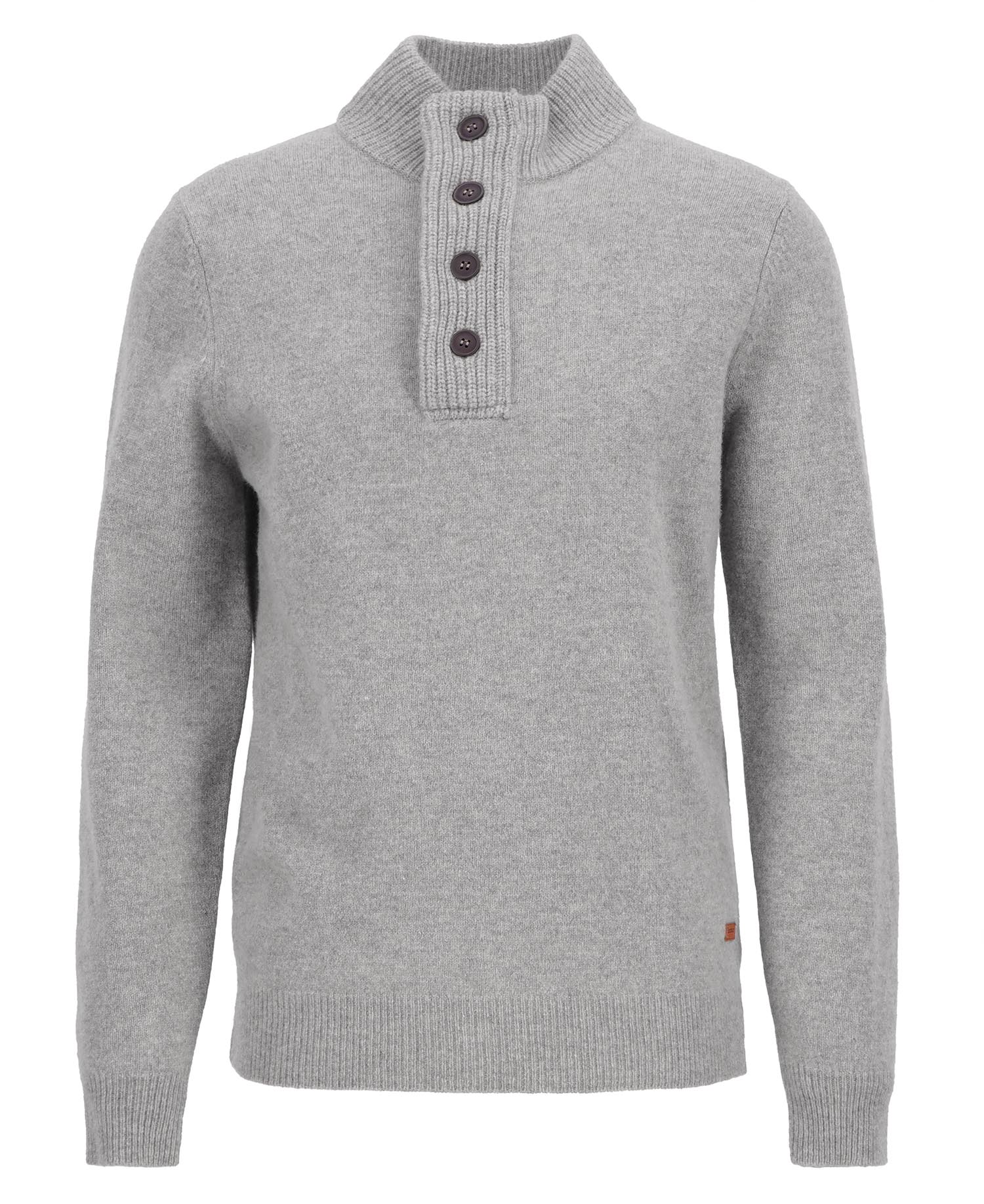 Pull col demi-zip Barbour Essential Patch Stone