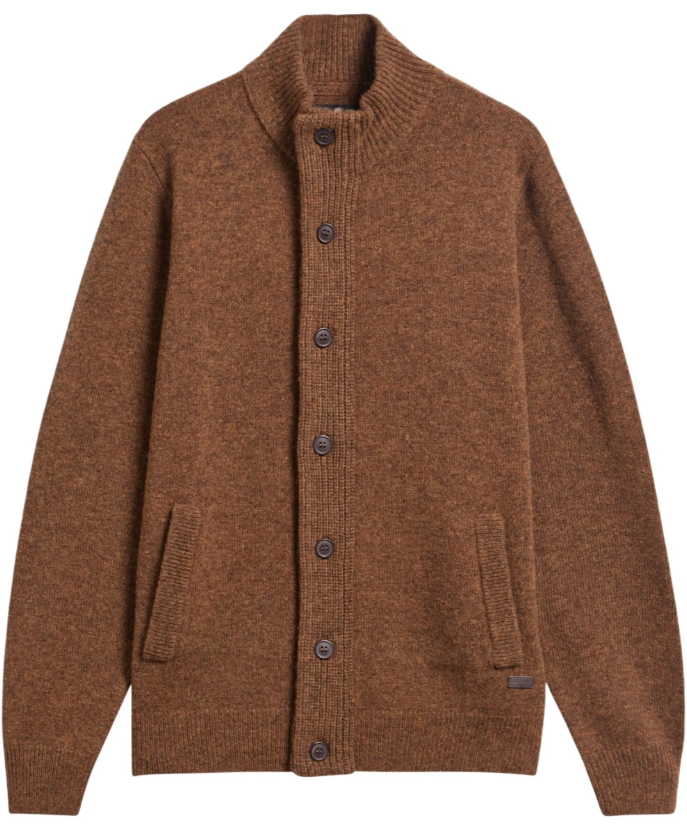 Pull zippé Barbour Essential Patch Jumper Bracken