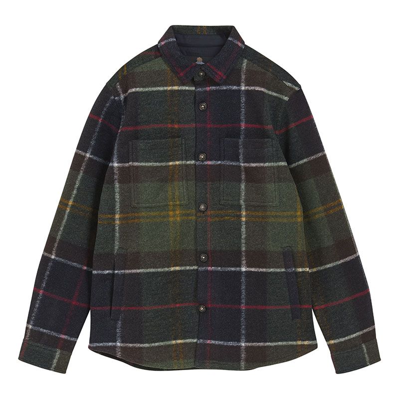 Surchemise brossée Barbour Woodlane