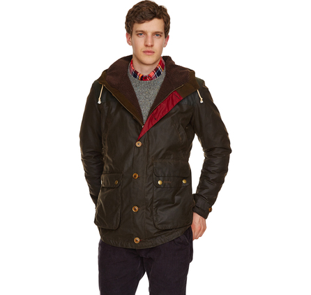 Game Parka - Vestes en coton huilé sur British Style Barbour Lyon