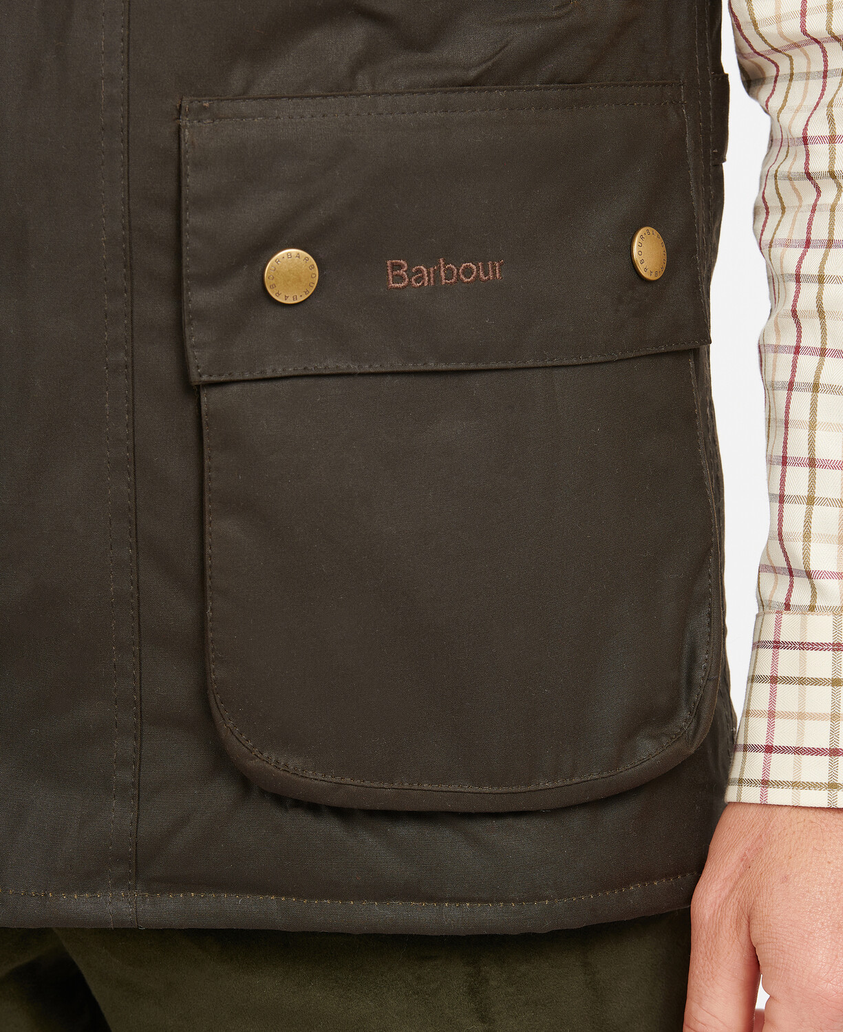 Gilet Wax Barbour New Westmorland pour hommes sur British Style Barbour Lyon