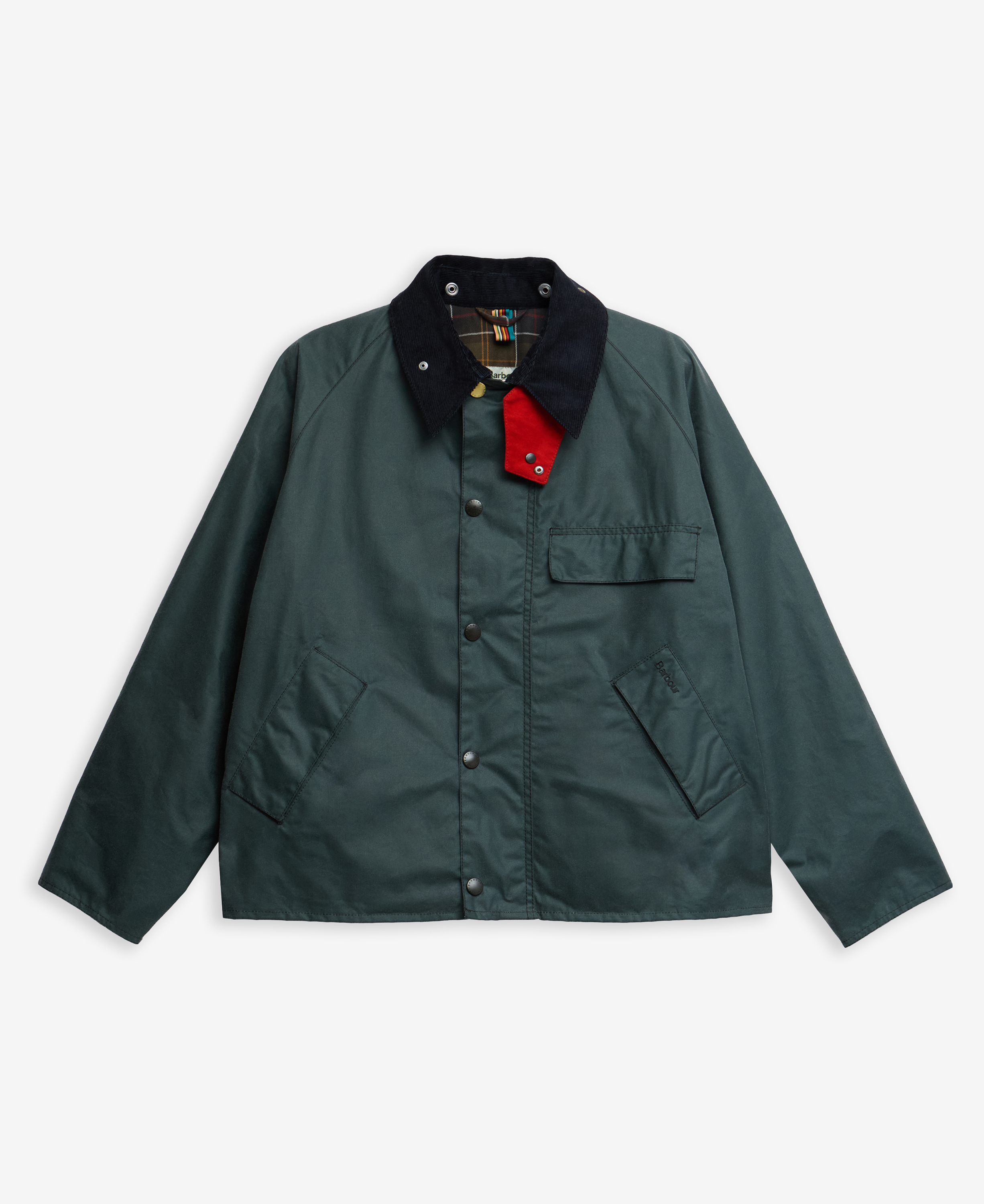Veste Wax Barbour x Paul Smith Transport