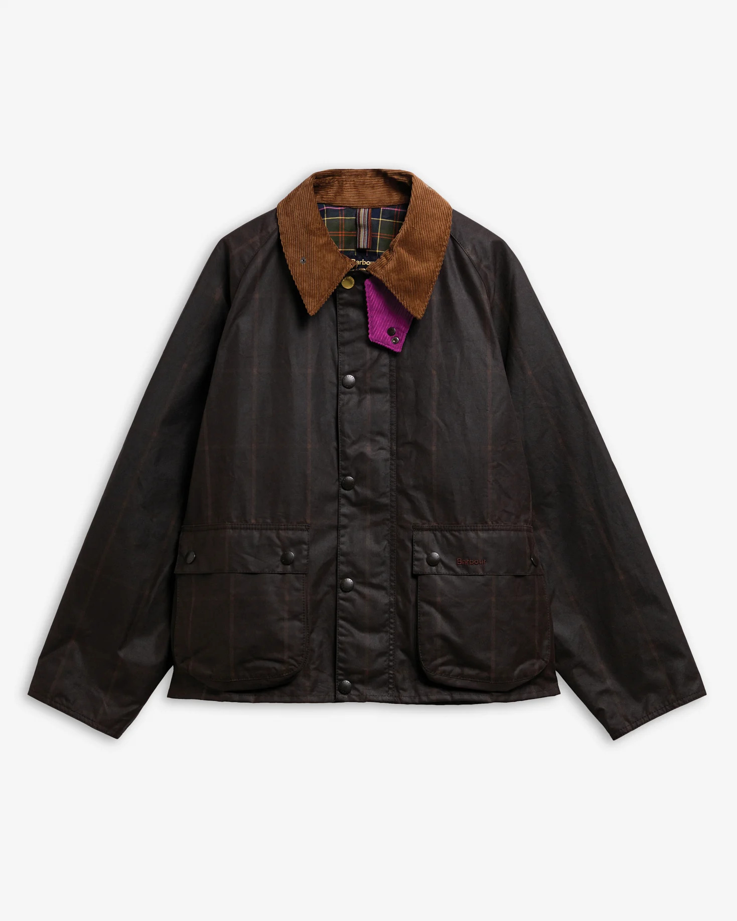 Veste Wax Windowpane Barbour x Paul Smith Transport