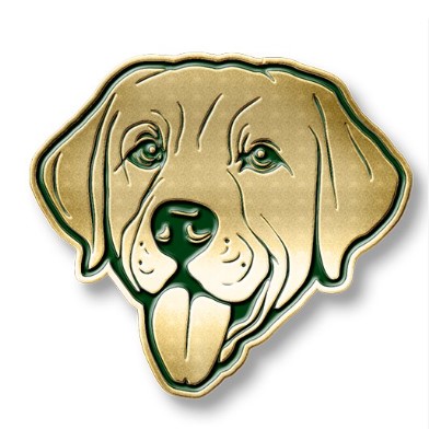 Pin's Barbour Labrador