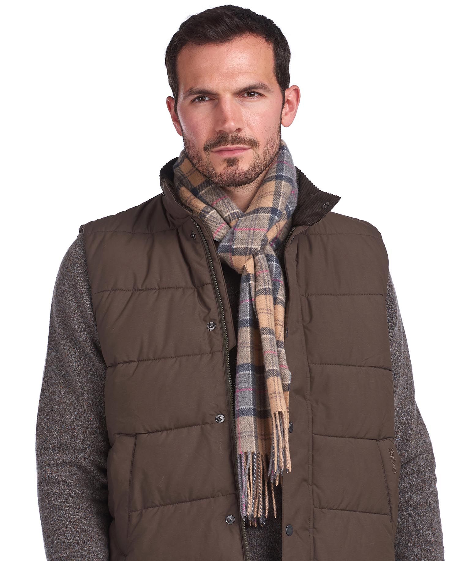 Echarpe Barbour Tartan Lambswool Accessoires sur British Style