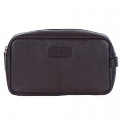 Trousse de toilette Barbour en cuir Highgate