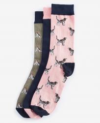 Coffret cadeau Barbour Dog-Print Socks