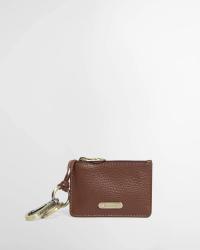 Porte-monnaie en cuir Barbour avec breloque