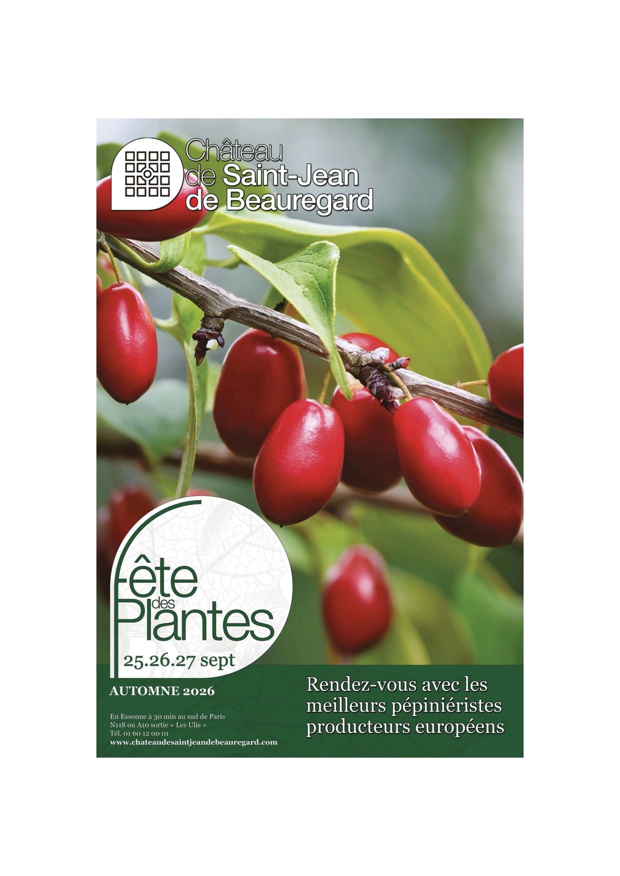 F&ecirc;tes des plantes 2026