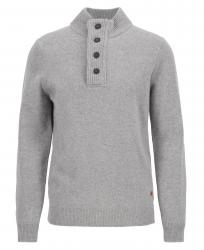 Pull col demi-zip Barbour Essential Patch Stone