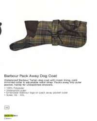 Pack Away Dog Coat