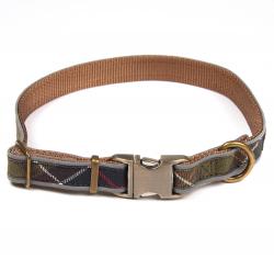 Collier pour chien en tartan réfléchissant