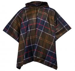 Tartan showerproof poncho